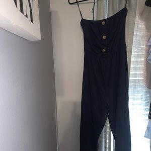 Forever 21 Navy Jumpsuit